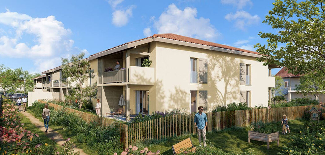 Programme immobilier neuf Villa Serena - Dax au coeur du quartier Saubagnac à proximité des bus (40100) - Référence : 15475