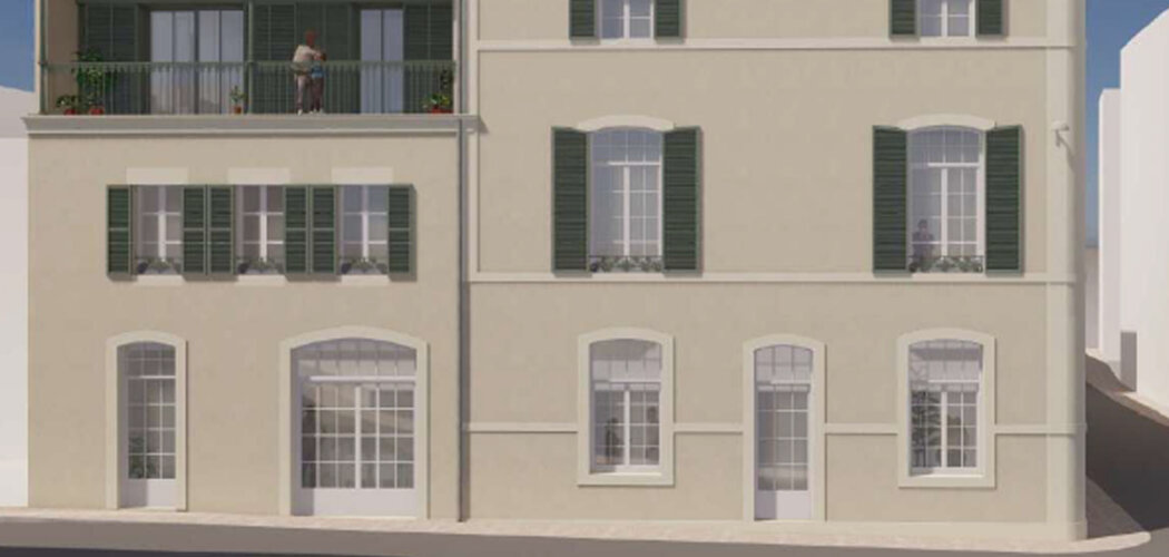 Programme immobilier neuf 4 Rue du Palais - Dax réhabilitation premium en centre-ville (40100) - Référence : 17634