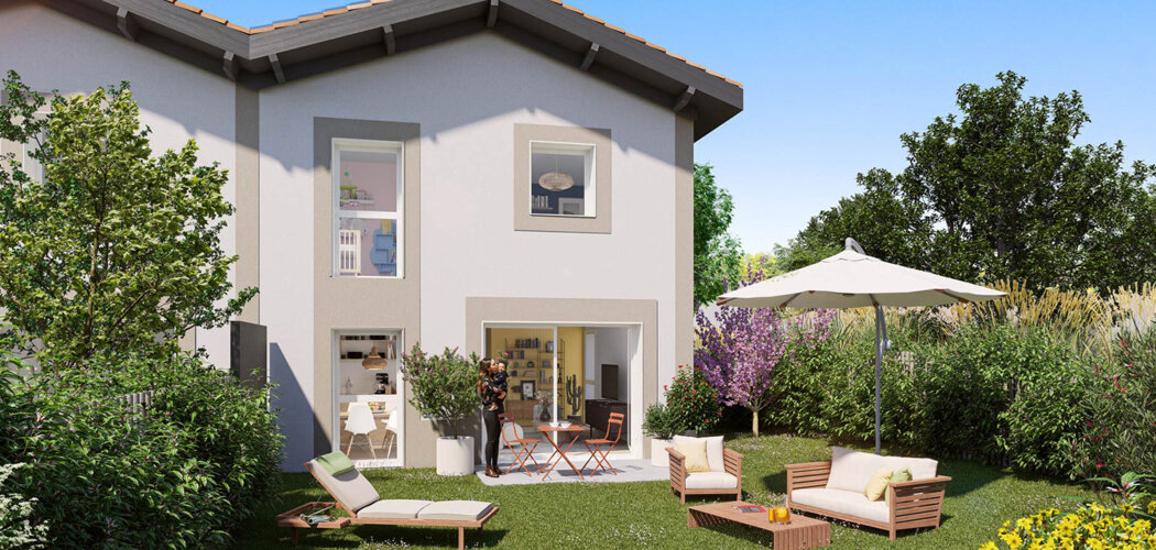 Programme immobilier neuf Domaine de Meysonet - Dax, une résidence verdoyante inspirée de l’architecture landaise (40100) - Référence : 17551