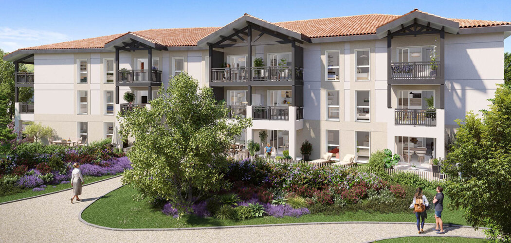 Programme immobilier neuf Domaine de Meysonet - Dax, une résidence verdoyante inspirée de l’architecture landaise (40100) - Référence : 17551