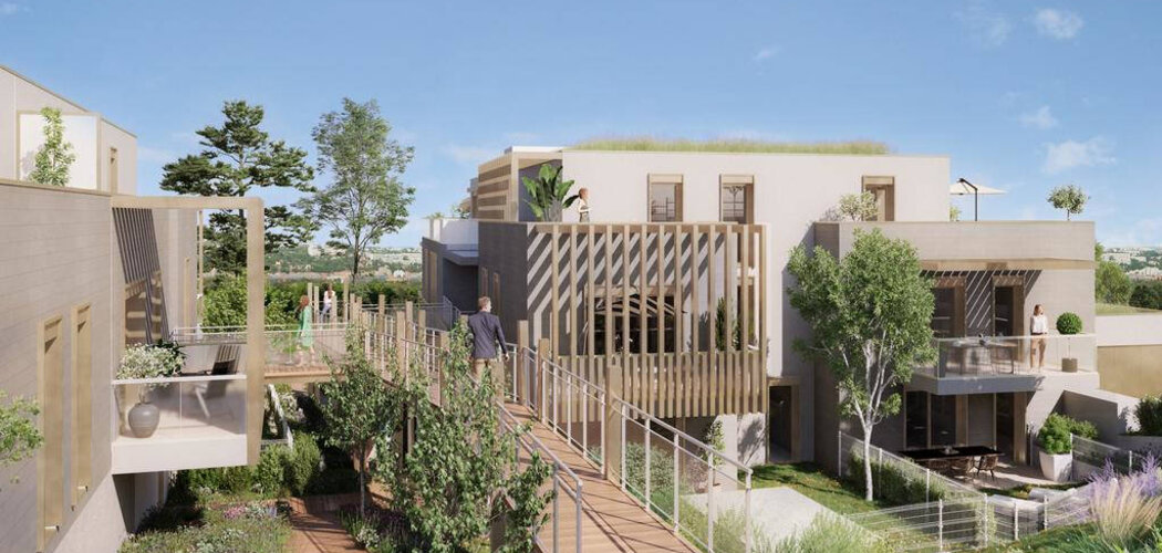 Programme immobilier neuf L'Écrin - Décines-Charpieu : Appartements T2–T5 avec terrasses, parking sécurisé et proximité commodités (69150) - Référence : 14773