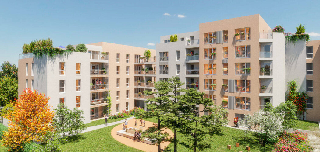 Programme immobilier neuf Décibel - Décines-Charpieu proche de Lyon Part-Dieu en tram T3 (69150) - Référence : 16079