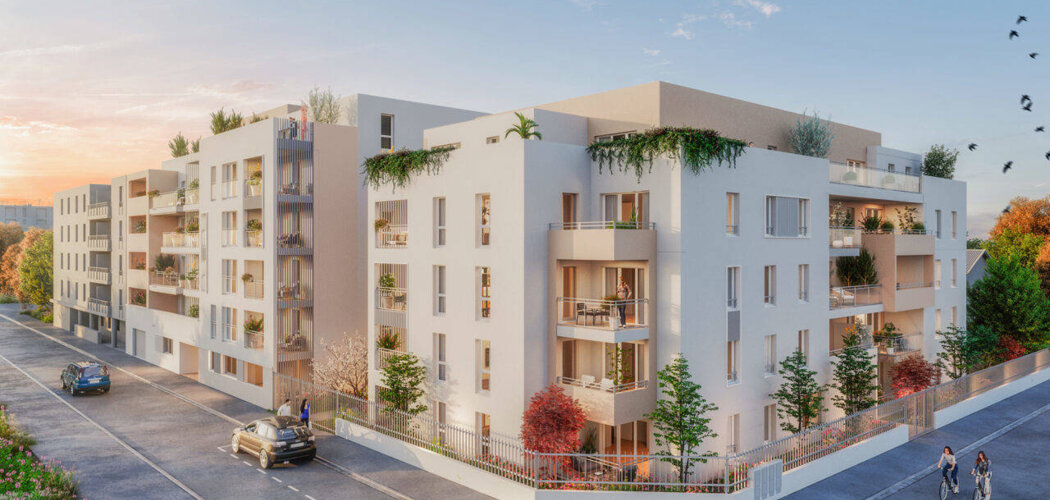 Programme immobilier neuf Décibel - Décines-Charpieu proche de Lyon Part-Dieu en tram T3 (69150) - Référence : 16079