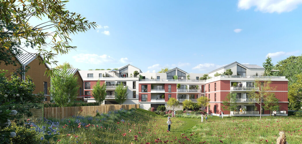 Programme immobilier neuf DOLCERIVA - Déville-lès-Rouen résidence contemporaine proche du tramway (76250) - Référence : 18135