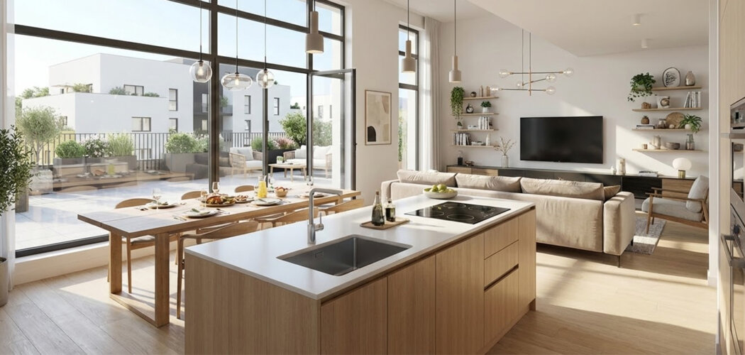 Programme immobilier neuf PARC DRAPEAU - Dijon : 20 logements neufs du studio au T5 à 50 m du tramway Junot (21000) - Référence : 14630