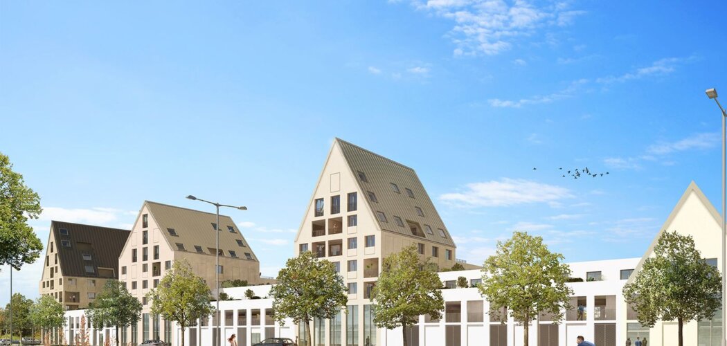 Programme immobilier neuf DIJON - BILOBA BAT D - Dijon : 76 appartements neufs du studio au 4 pièces à 15 min du parc de la Colombière (21000) - Référence : 14635