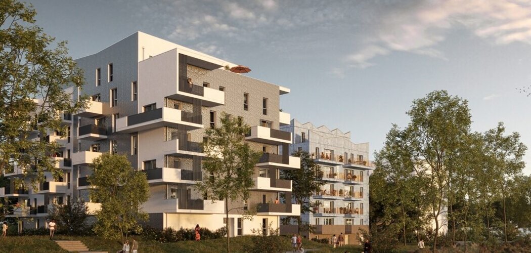 Programme immobilier neuf EVORA PARK - Dijon : appartements neufs du studio au T5 dans le quartier Chevreul (21000) - Référence : 14623