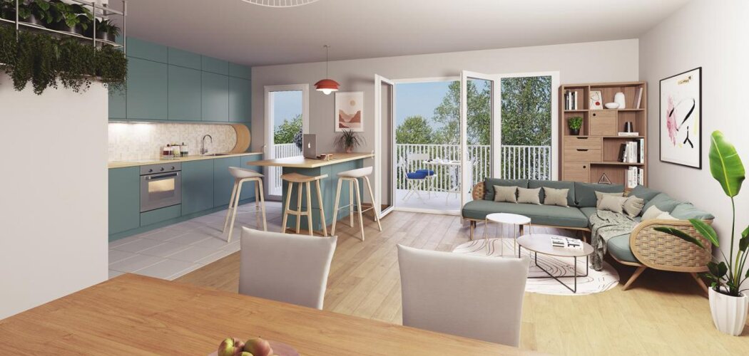 Programme immobilier neuf Philharmonia - Dijon : Appartements studio–T4 avec rooftops, jardin intérieur et parking proche du tramway Grésilles (21000) - Référence : 14402