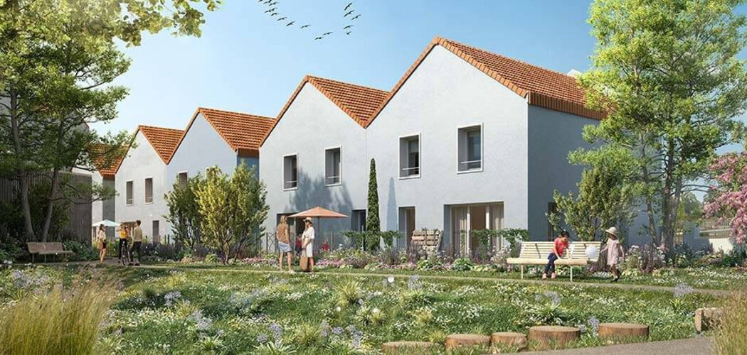 Programme immobilier neuf SOLSTICES - Dijon : Appartements T2–T5 avec jardins, potagers partagés et 1500 m² d’espaces verts dans l’écocité du Jardin des Maraîchers (21000) - Référence : 14401