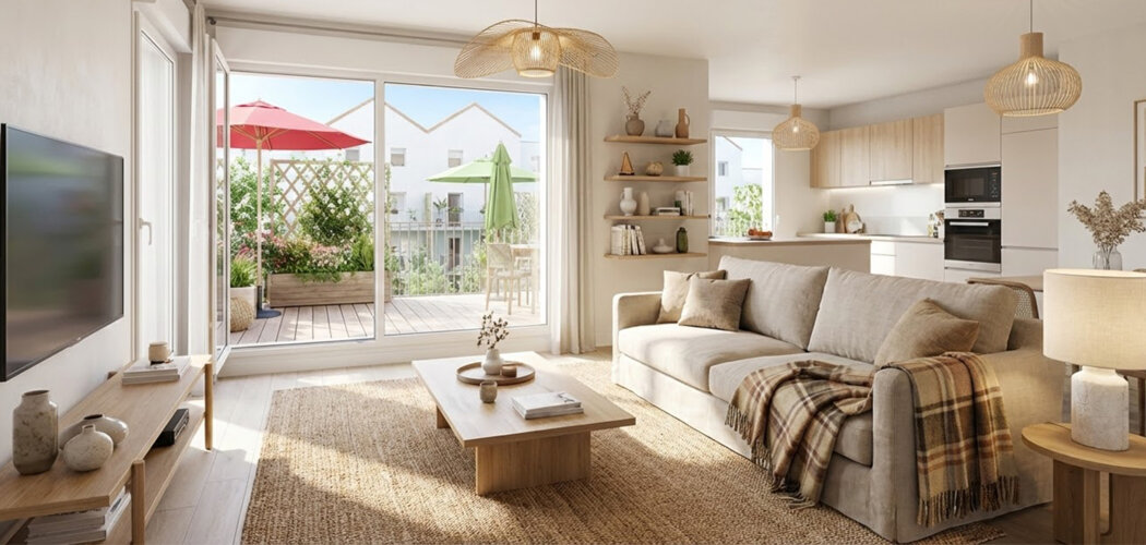 Programme immobilier neuf SOLSTICES - Dijon : Appartements T2–T5 avec jardins, potagers partagés et 1500 m² d’espaces verts dans l’écocité du Jardin des Maraîchers (21000) - Référence : 14401