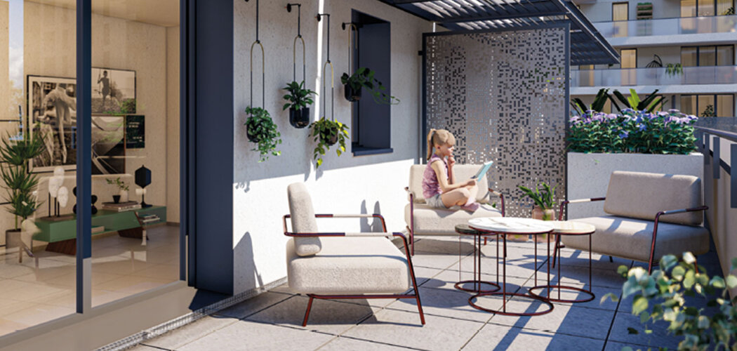 Programme immobilier neuf GARDEN STATE - BAT E - TERRAZZA - Dijon au pied du tram Nation dans un cadre paisible (21000) - Référence : 17229