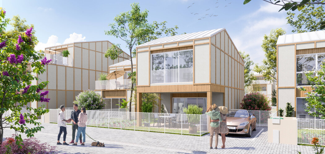 Programme immobilier neuf BELLES HOUSES - Dijon écoquartier à 10 min  du tram T2 (21000) - Référence : 11095