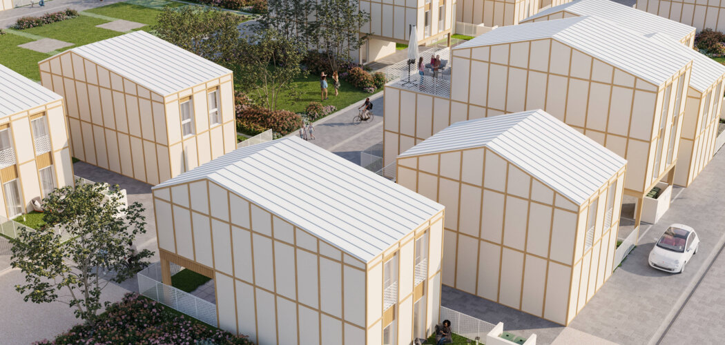 Programme immobilier neuf BELLES HOUSES - Dijon écoquartier à 10 min  du tram T2 (21000) - Référence : 11095