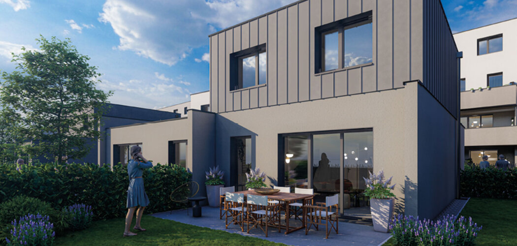 Programme immobilier neuf GARDEN STATE - Bat C - STRADA LES MAISONS - Dijon Nord, maisons neuves et proximité T2 en nouveau quartier verdoyant (21000) - Référence : 11091