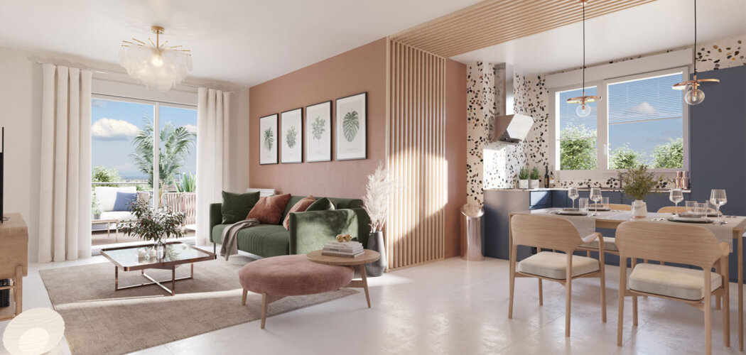 Programme immobilier neuf GARDEN STATE - Bat D - STRADA - Dijon, résidence neuve à 3 min de la Toison D'Or et 150 m du tramway T2 (21000) - Référence : 11090