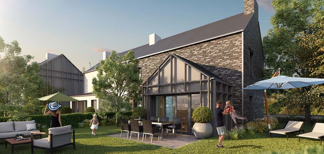 Programme immobilier neuf LE CLOS DE LA VICOMTE - Dinard : appartements et maisons neuves du studio au T4 à 5 min de la plage (35800) - Référence : 18009