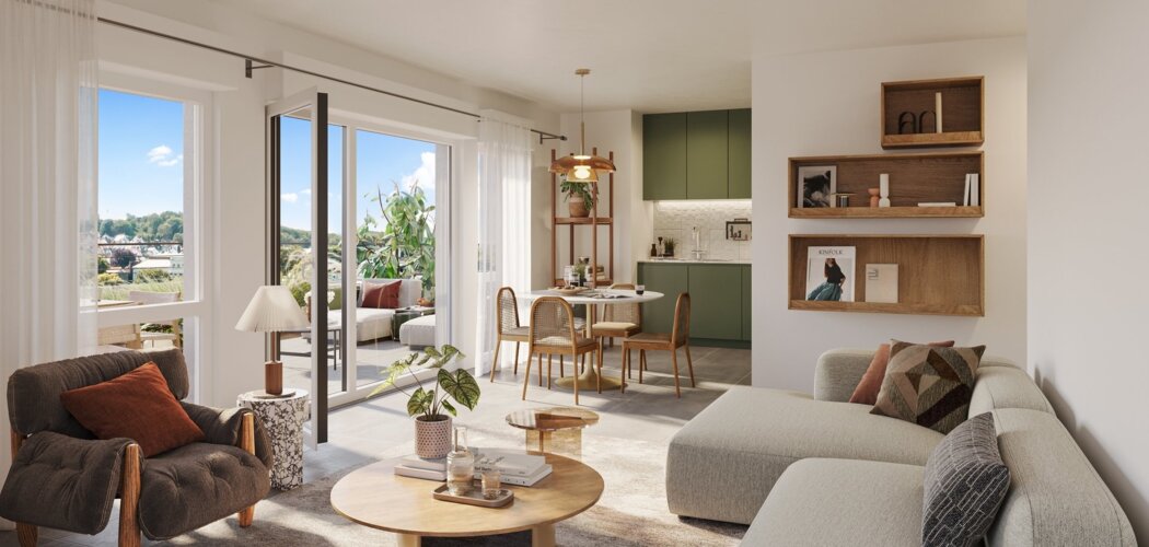 Programme immobilier neuf LADY - Dinard : appartements neufs T2–T5 à 1 km de la plage du Prieuré (35800) - Référence : 15226