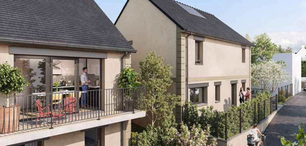 Programme immobilier neuf Les Villas d'Ambre - Dinard quartier Prieuré à quelques pas de la plage (35800) - Référence : 15233