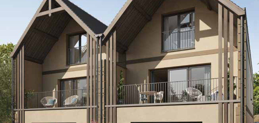 Programme immobilier neuf Les Villas d'Ambre - Dinard quartier Prieuré à quelques pas de la plage (35800) - Référence : 15233