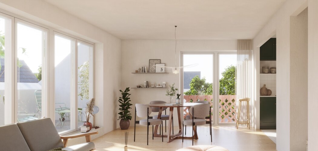 Programme immobilier neuf EDINGSTONE -  Dingsheim : 22 appartements neufs du 2 au 4 pièces en cœur historique (67370) - Référence : 7792