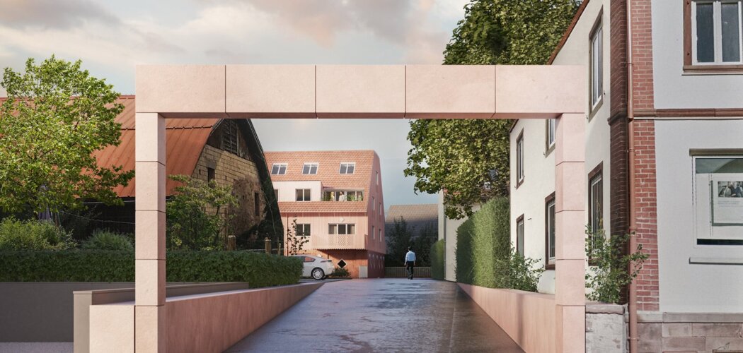 Programme immobilier neuf EDINGSTONE -  Dingsheim : 22 appartements neufs du 2 au 4 pièces en cœur historique (67370) - Référence : 7792