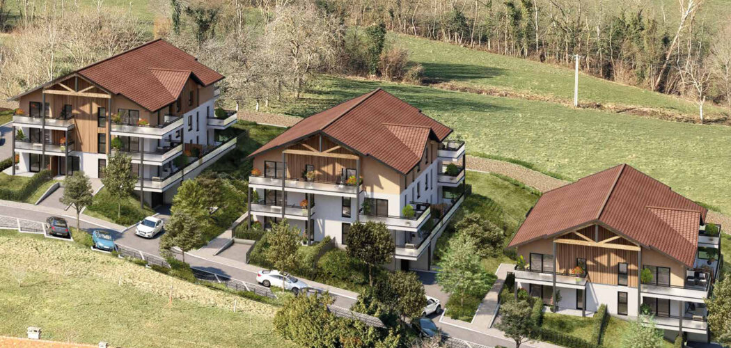 Programme immobilier neuf Les 6 Pétales - Dingy-en-Vuache à 30 minutes de Genève et d’Annemasse (74520) - Référence : 16030
