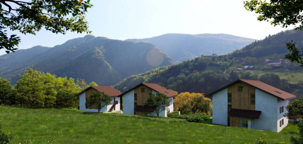 Programme immobilier neuf Les Embrunes - Dingy-Saint-Clair : Appartements T2–T4 avec terrasses, vues montagne et proximité pied de montagne (74230) - Référence : 7048