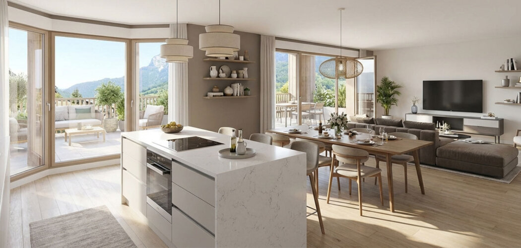 Programme immobilier neuf SIGNAL 1784 - Dingy-Saint-Clair au cœur du bourg à 15 min d’Annecy (74230) - Référence : 16225