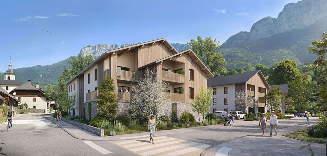 Programme immobilier neuf SIGNAL 1784 - Dingy-Saint-Clair au cœur du bourg à 15 min d’Annecy (74230) - Référence : 16225