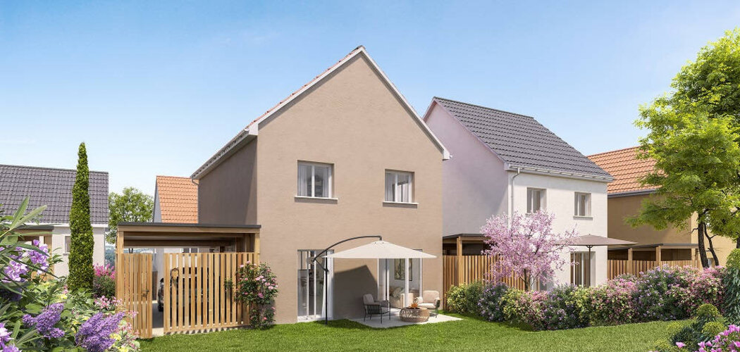 Programme immobilier neuf LE HAMEAU FLEURI - Dives-sur-Mer maisons proches des plages (14160) - Référence : 14517