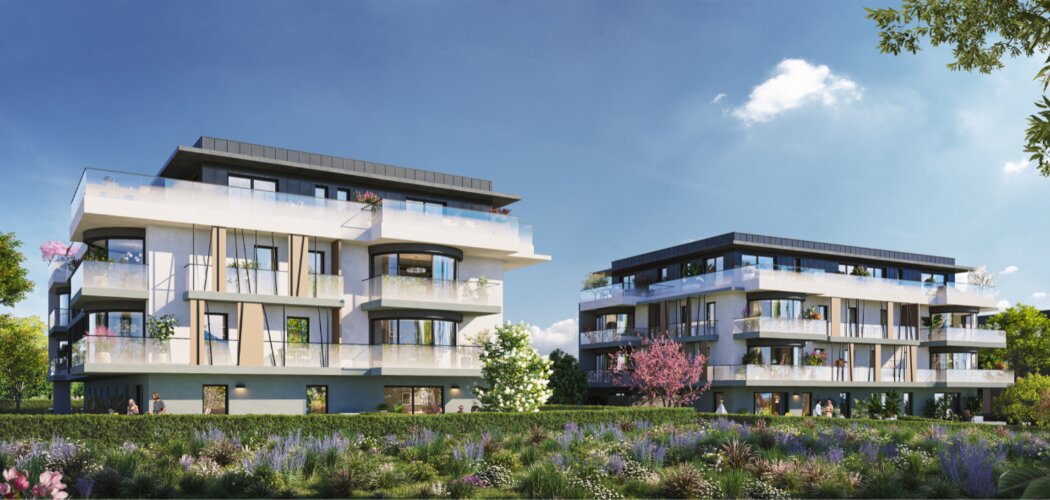 Programme immobilier neuf Prestige - Divonne-les-Bains : appartements neufs 2 à 5 pièces à 5 min du lac de Divonne et proche de Genève (01220) - Référence : 16942