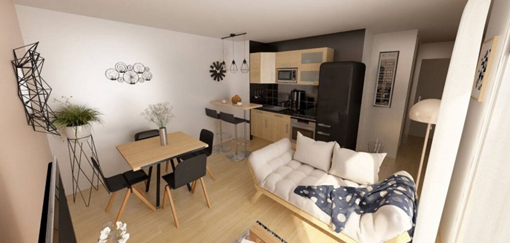 Programme immobilier neuf Résidence le Rouget - Dol-de-Bretagne : Appartements T2–T5 avec balcons, terrasses et parking sécurisé en hyper centre-ville (35120) - Référence : 13887