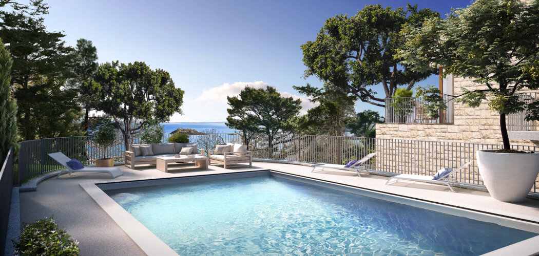 Programme immobilier neuf DOMAINE PETRA ALBA - Douarnenez : appartements neufs du 2 au 4 pièces à 250m de la plage (29100) - Référence : 14747