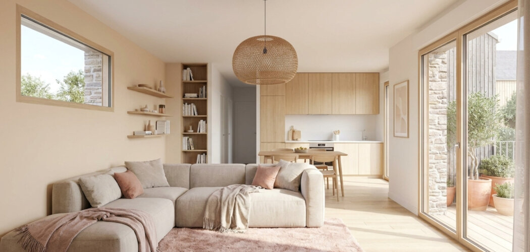 Programme immobilier neuf DOMAINE PETRA ALBA - Douarnenez : appartements neufs du 2 au 4 pièces à 250m de la plage (29100) - Référence : 14747