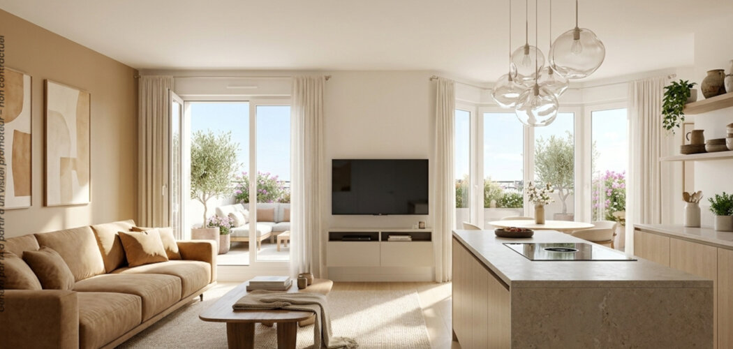 Programme immobilier neuf Le Domaine du Roi - Dourdan : appartements neufs du studio au 4 pièces à 600m du cœur de bourg (91410) - Référence : 15073