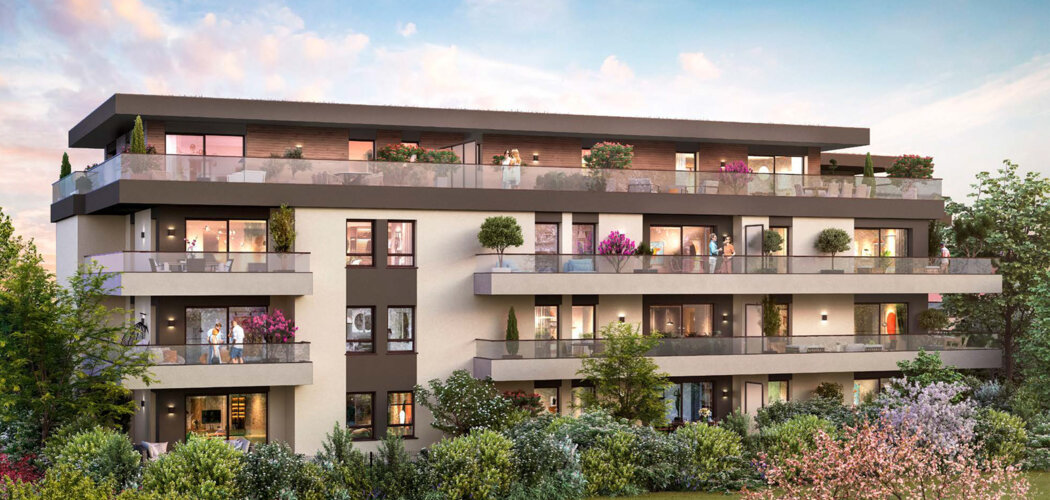 Programme immobilier neuf Villas Acacias - Douvaine à proximité de Genève en 40 min (74140) - Référence : 16201