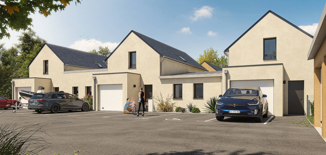 Programme immobilier neuf TERRE & O - Douvaine proche à pied de la mairie (74140) - Référence : 9176