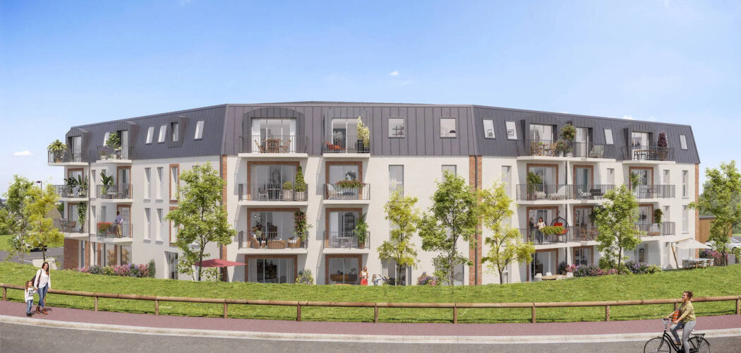 Programme immobilier neuf Le Clos du Cheval Blanc - Dozulé à 15 min en voiture de Cabourg et ses plages (14430) - Référence : 14521