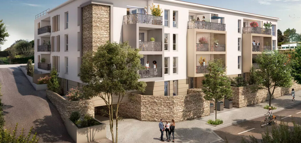 Programme immobilier neuf Les Terrasses du Dragon - Draguignan Léon Blum environnement calme et accès rapide littoral (83300) - Référence : 16424