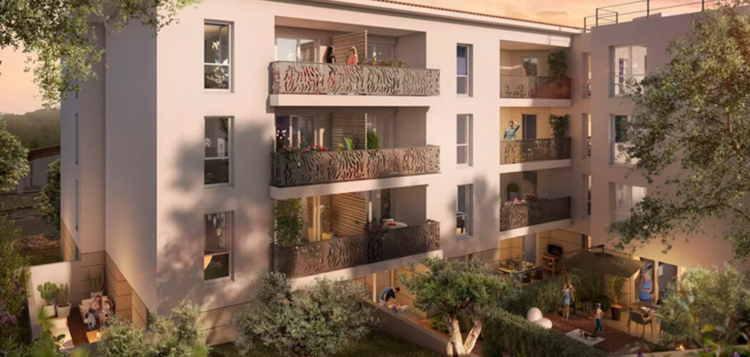 Programme immobilier neuf Les Terrasses du Dragon - Draguignan Léon Blum environnement calme et accès rapide littoral (83300) - Référence : 16424
