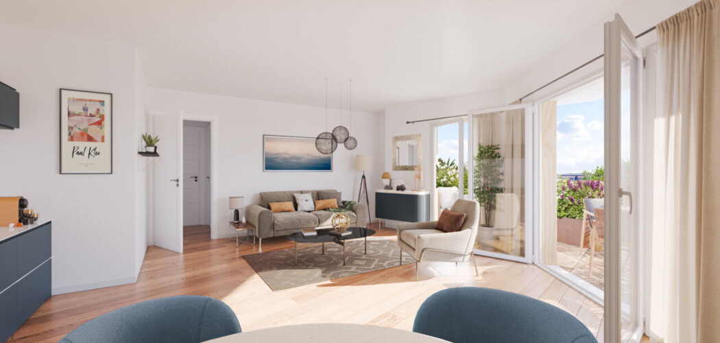 Programme immobilier neuf Le 225 - Drancy : appartements neufs du 2 au 5 pièces à 200m de la gare RER B (93700) - Référence : 14955