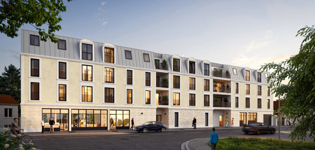 Programme immobilier neuf Les Coteaux du Parc - Draveil proche à pied de l’île de loisirs du Port aux Cerises (91210) - Référence : 16323