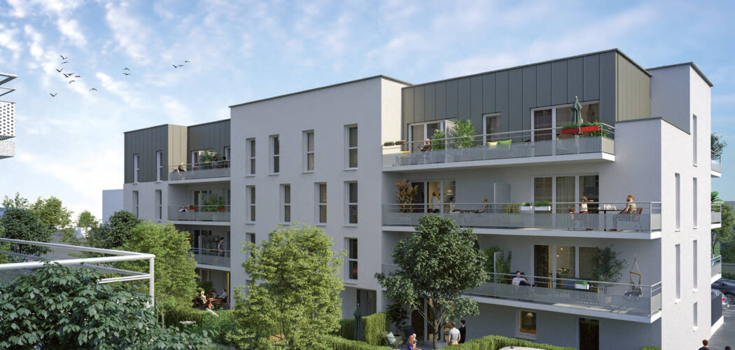 Programme immobilier neuf MySquare - Dreux : appartements neufs du studio au 4 pièces en ZAC du Square (28100) - Référence : 11547