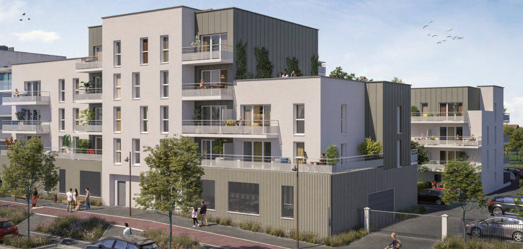 Programme immobilier neuf MySquare - Dreux : appartements neufs du studio au 4 pièces en ZAC du Square (28100) - Référence : 11547
