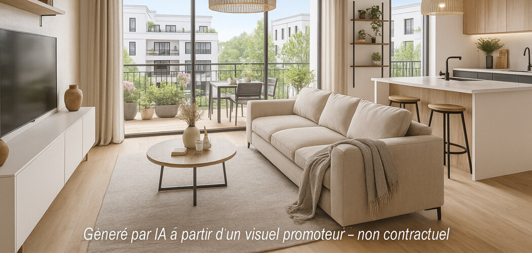 Programme immobilier neuf ORA - Dugny proche du futur métro ligne 17 (93440) - Référence : 16653