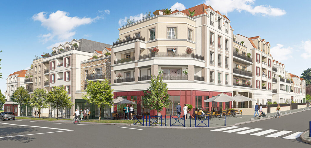Programme immobilier neuf Résidence de L'Ormeteau - Dugny résidence face aux écoles proche RER B via tram T11 (93440) - Référence : 17438