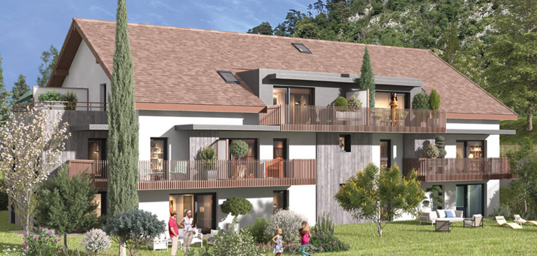 Programme immobilier neuf L' écrin - Duingt à proximité du Massif du Taillefer (74410) - Référence : 12862