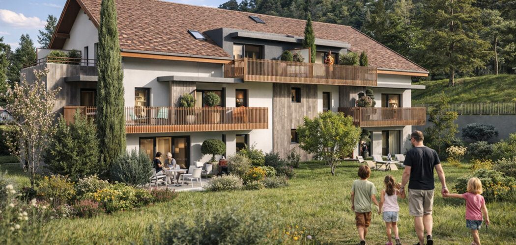 Programme immobilier neuf PERLE DU LAC - Duingt vivre entre lac et montagnes proche Annecy (74410) - Référence : 16162