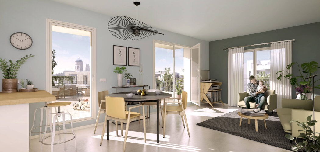 Programme immobilier neuf BÔ BOURG - Dunkerque : Appartements T2–T4 et maisons T4–T5 avec vues sur le port, terrasses et proximité centre-ville (59140) - Référence : 14540