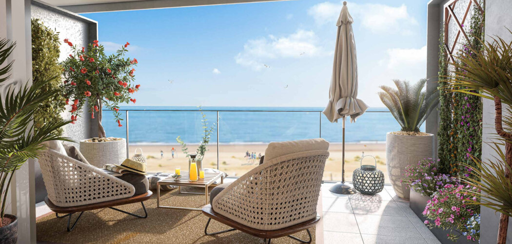 Programme immobilier neuf Le Grand Bleu - Dunkerque : Appartements T2–T5 avec terrasses, parking sécurisé et proximité mer et port de plaisance (59140) - Référence : 16924
